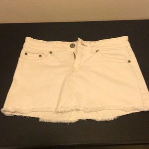 American Eagle XS white skirt